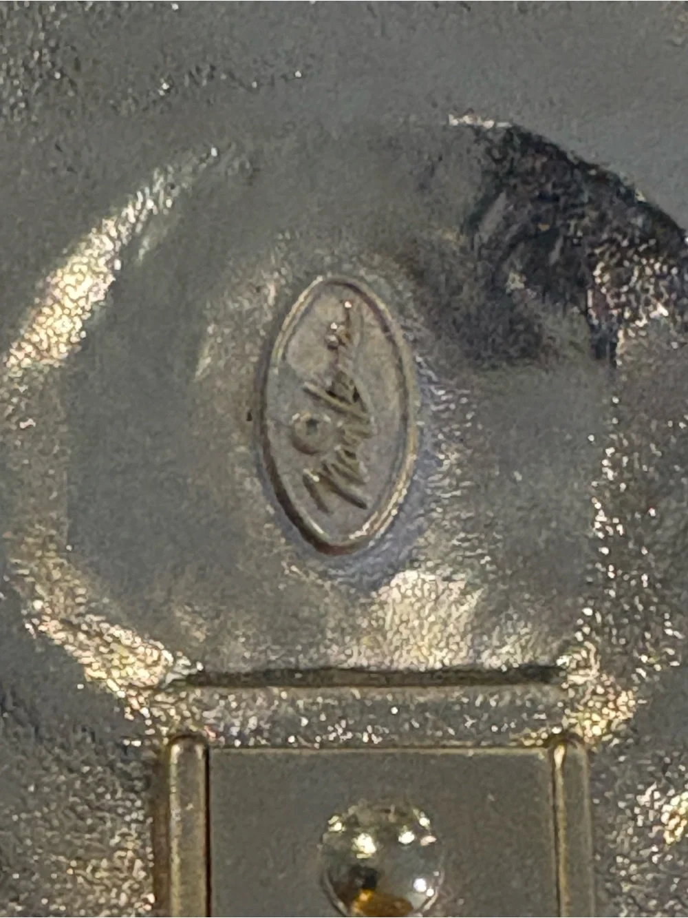 Vintage Nani Lewis Gold and Black Triple Medallion Stretch Waist Belt